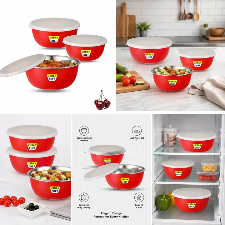 Urban Chef Bowl - Red